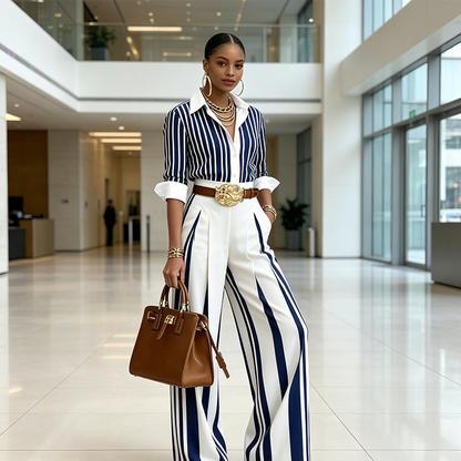 Flattering Coordinated Two Piece Set
