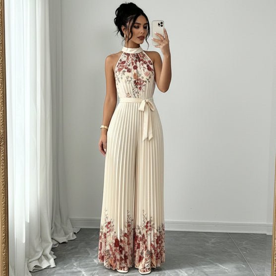 Beach Vacation Wide Leg Jumpsuits