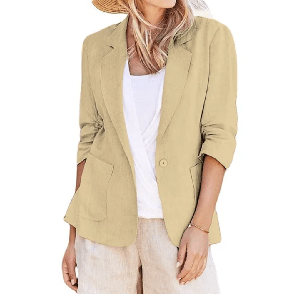 Soft Pink Tailored Blazer