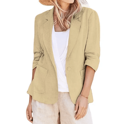 Soft Pink Tailored Blazer