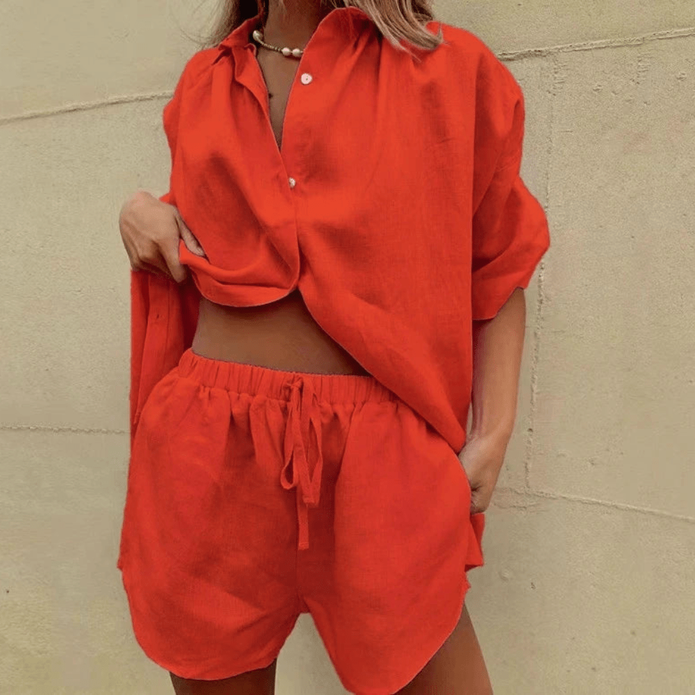Polished Relaxed Two Piece Set
