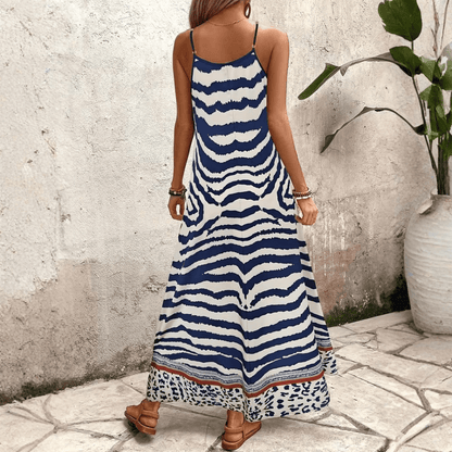 Leopard Slip Maxi Dress