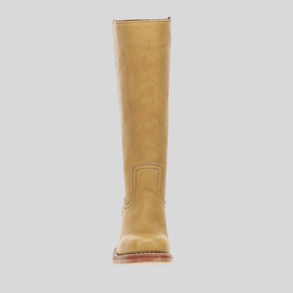 Sleek Leather Knee High Boots