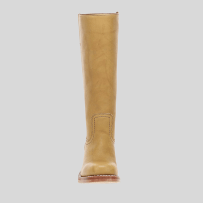 Sleek Leather Knee High Boots