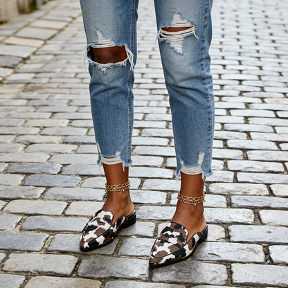 Cozy Faux Fur Mule Loafers