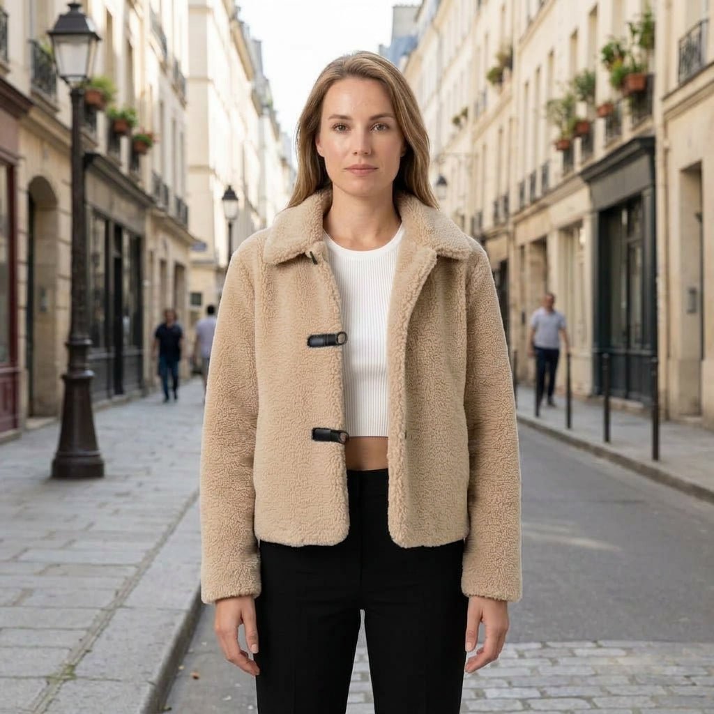 Classic Collar Cropped Jacket