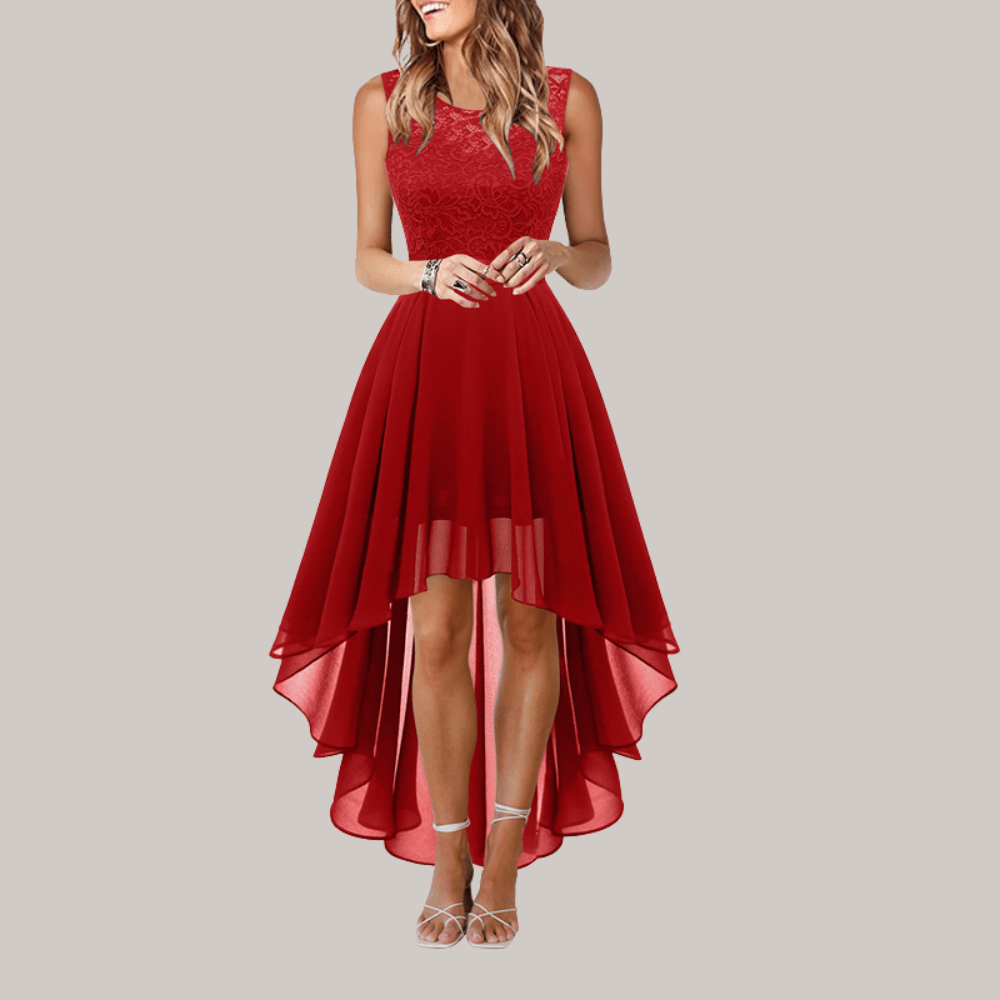 Graceful Chiffon Midi Dress