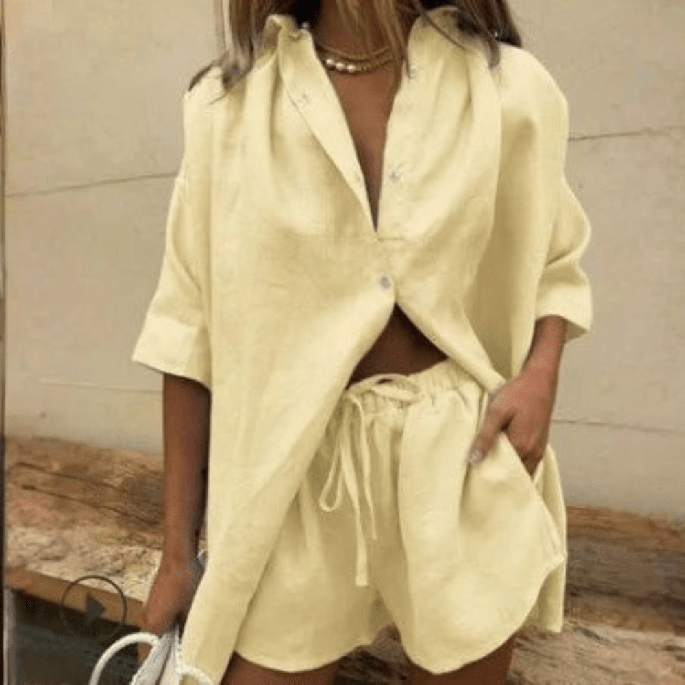 Polished Relaxed Two Piece Set