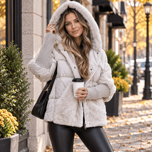 Short Hooded Puffer Jacket