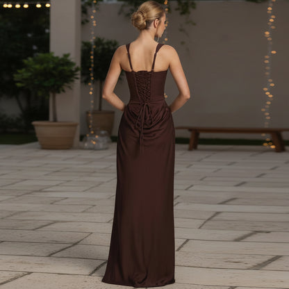 Gelegenheits-Styling Korsett Maxikleid