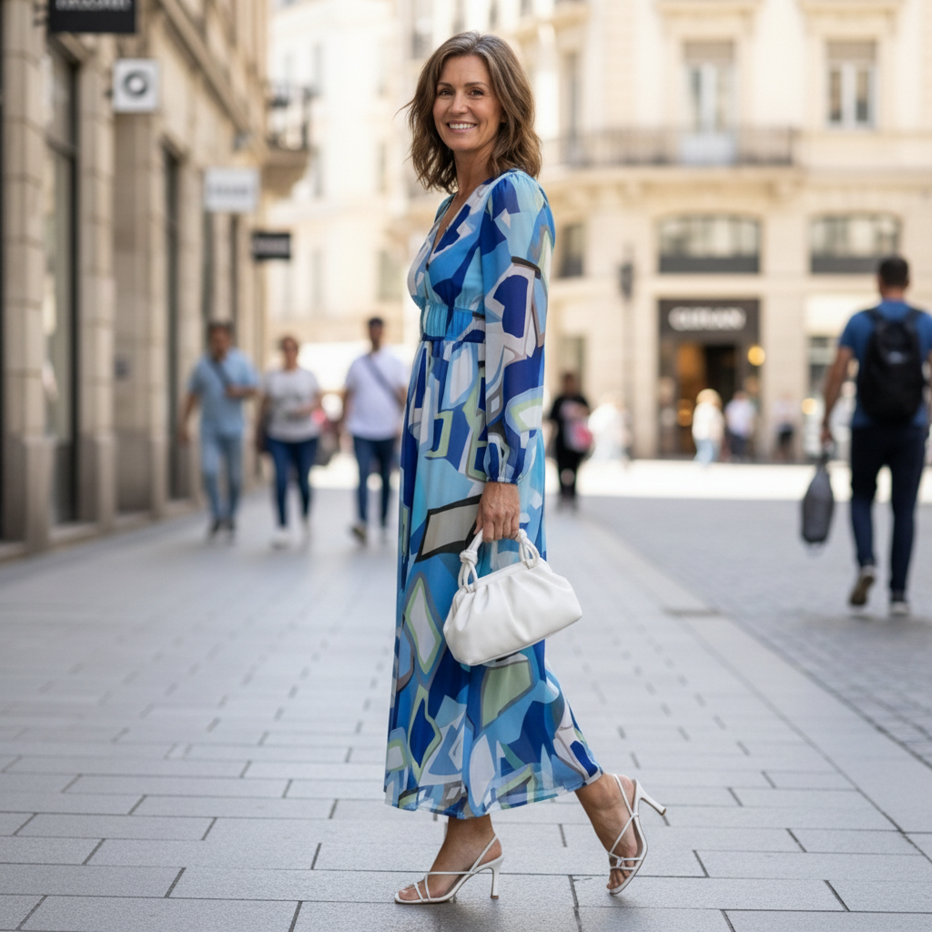 Long Sleeve Floral Maxi Dress