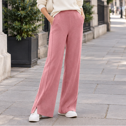 Pantalones holgados de pierna ancha para un estilo diario sin esfuerzo