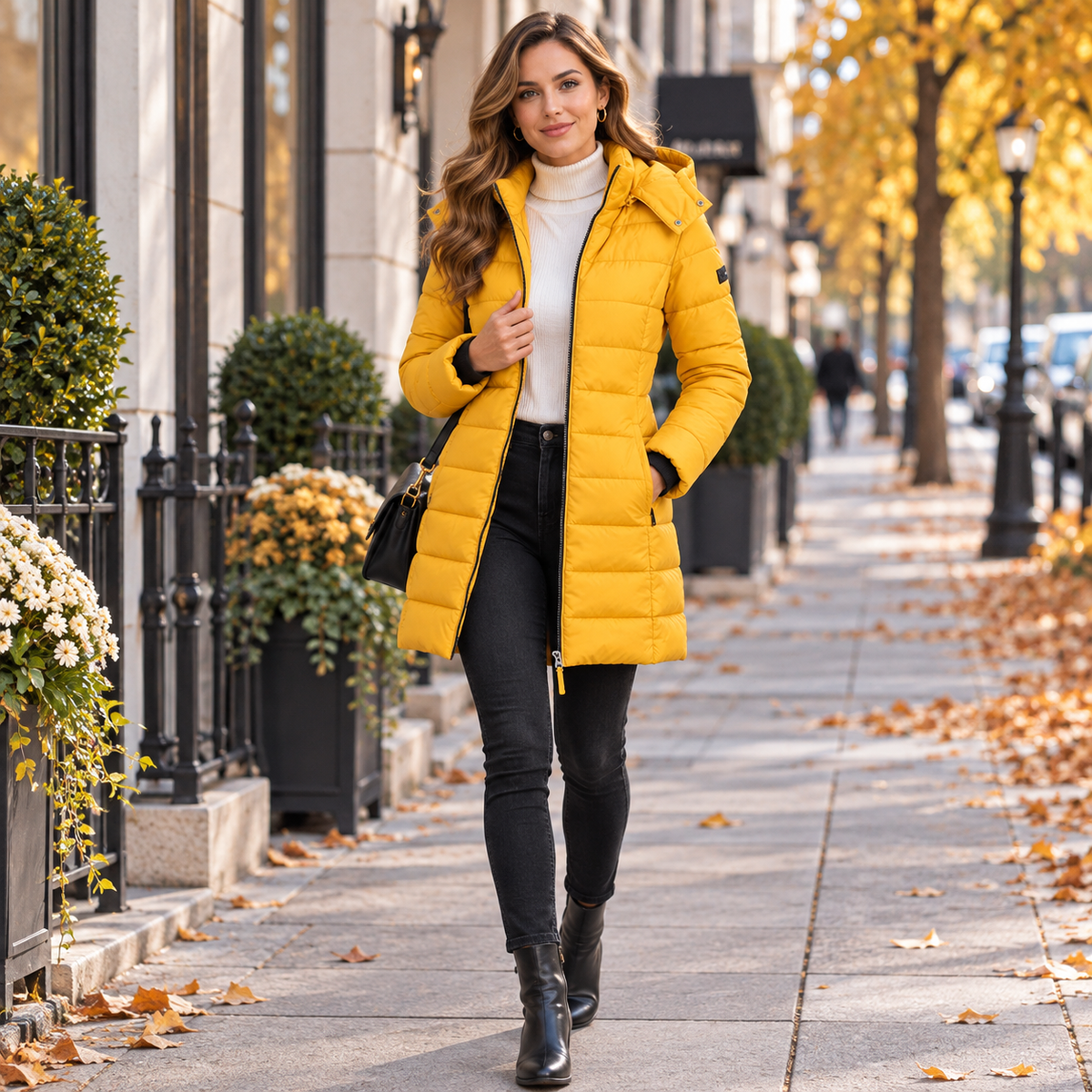 Women's Hooded Quilted Parka