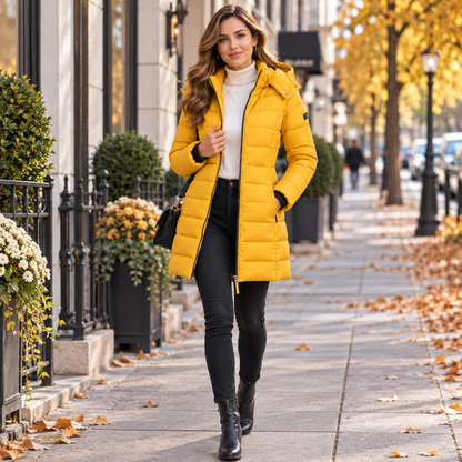 Women's Hooded Quilted Parka