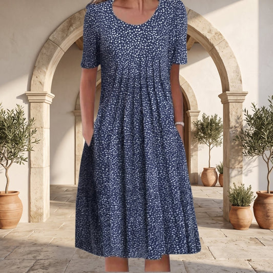 Floral Relaxed Fit Midi Dress