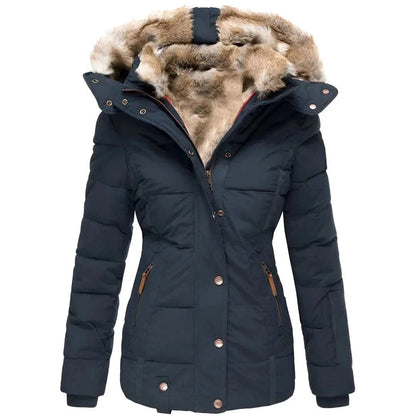 Fitted Hooded Winter Jacket