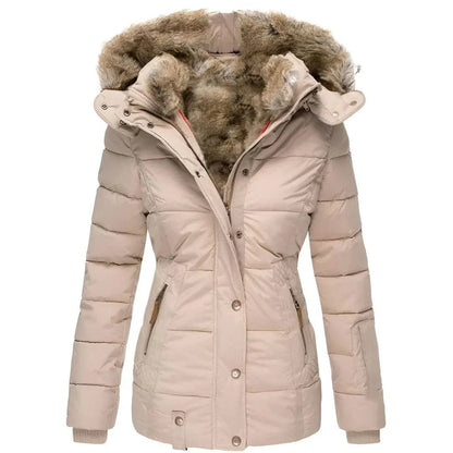 Fitted Hooded Winter Jacket