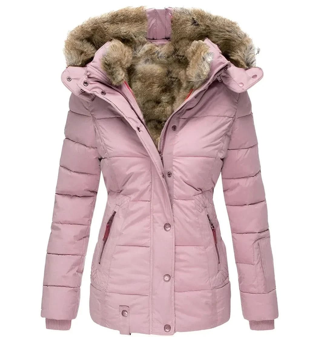 Fitted Hooded Winter Jacket