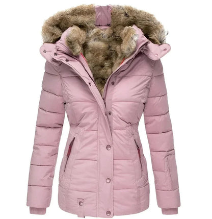 Fitted Hooded Winter Jacket