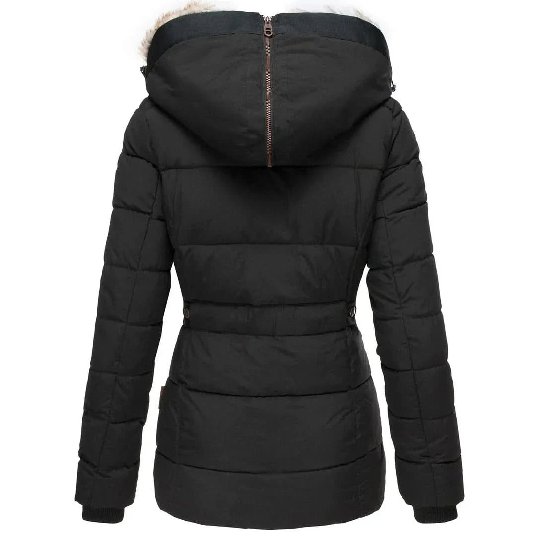 Fitted Hooded Winter Jacket