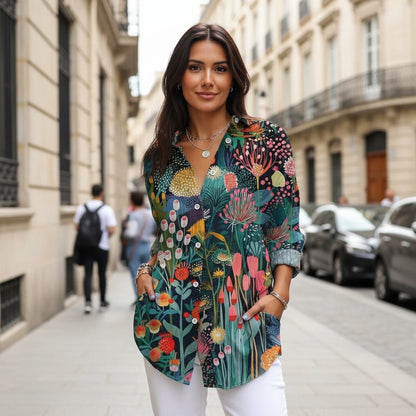 Colorful Print Everyday Top