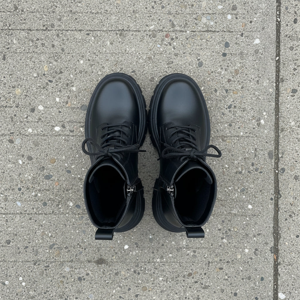 Street Ready Lace-Up Winter Boots
