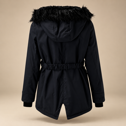 Buttoned Front Winter Parka