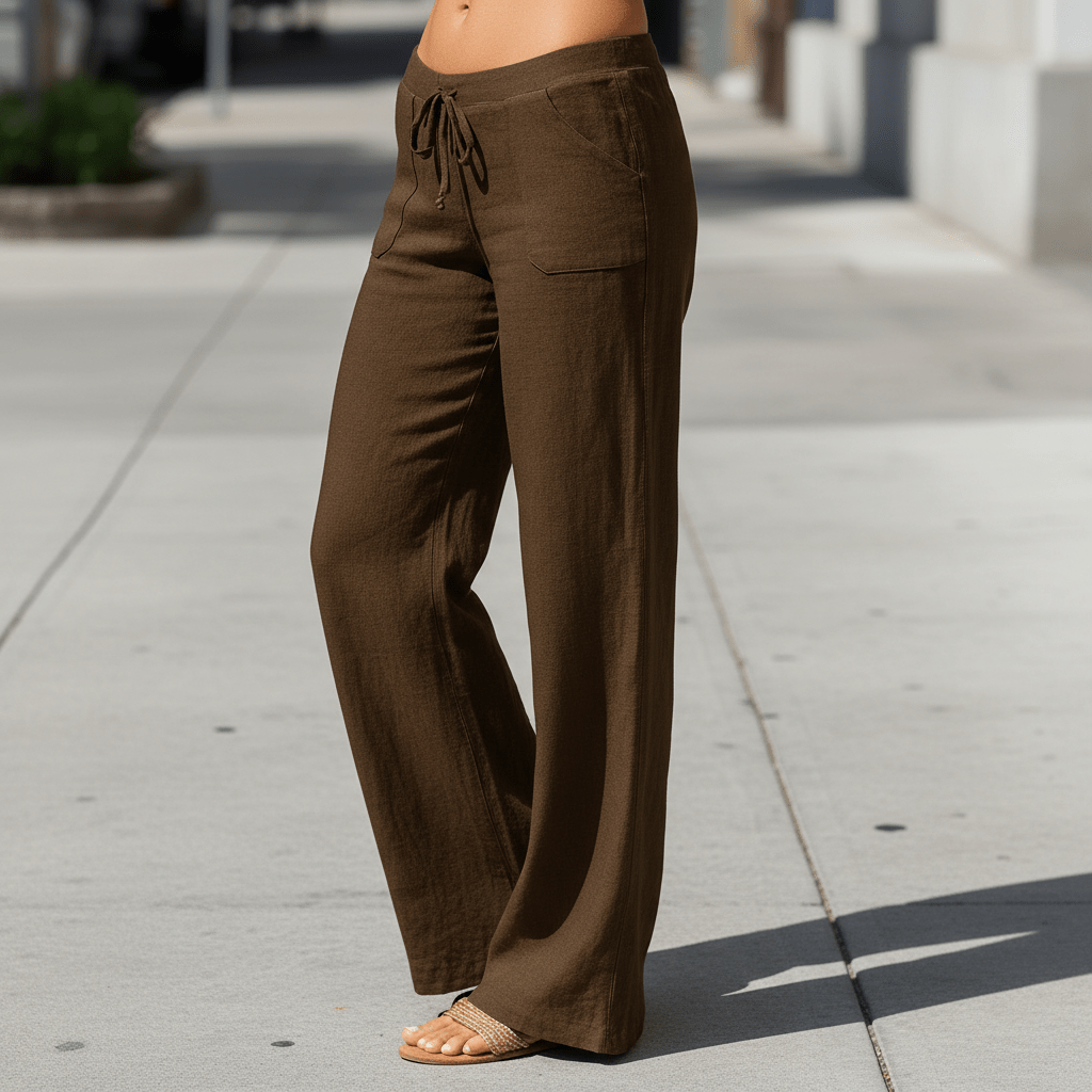 Casual Drawstring Trousers