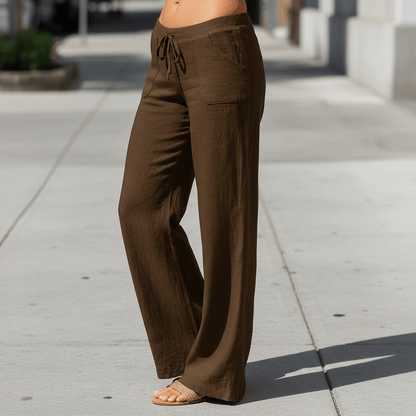 Casual Drawstring Trousers