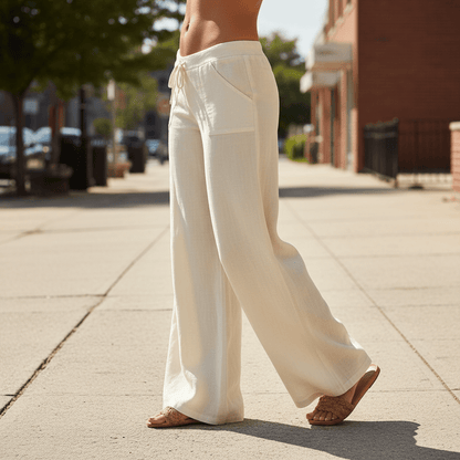 Casual Drawstring Trousers