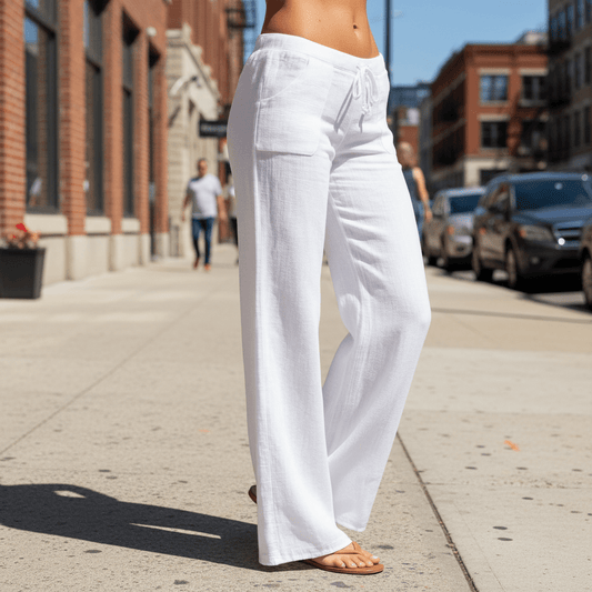 Casual Drawstring Trousers