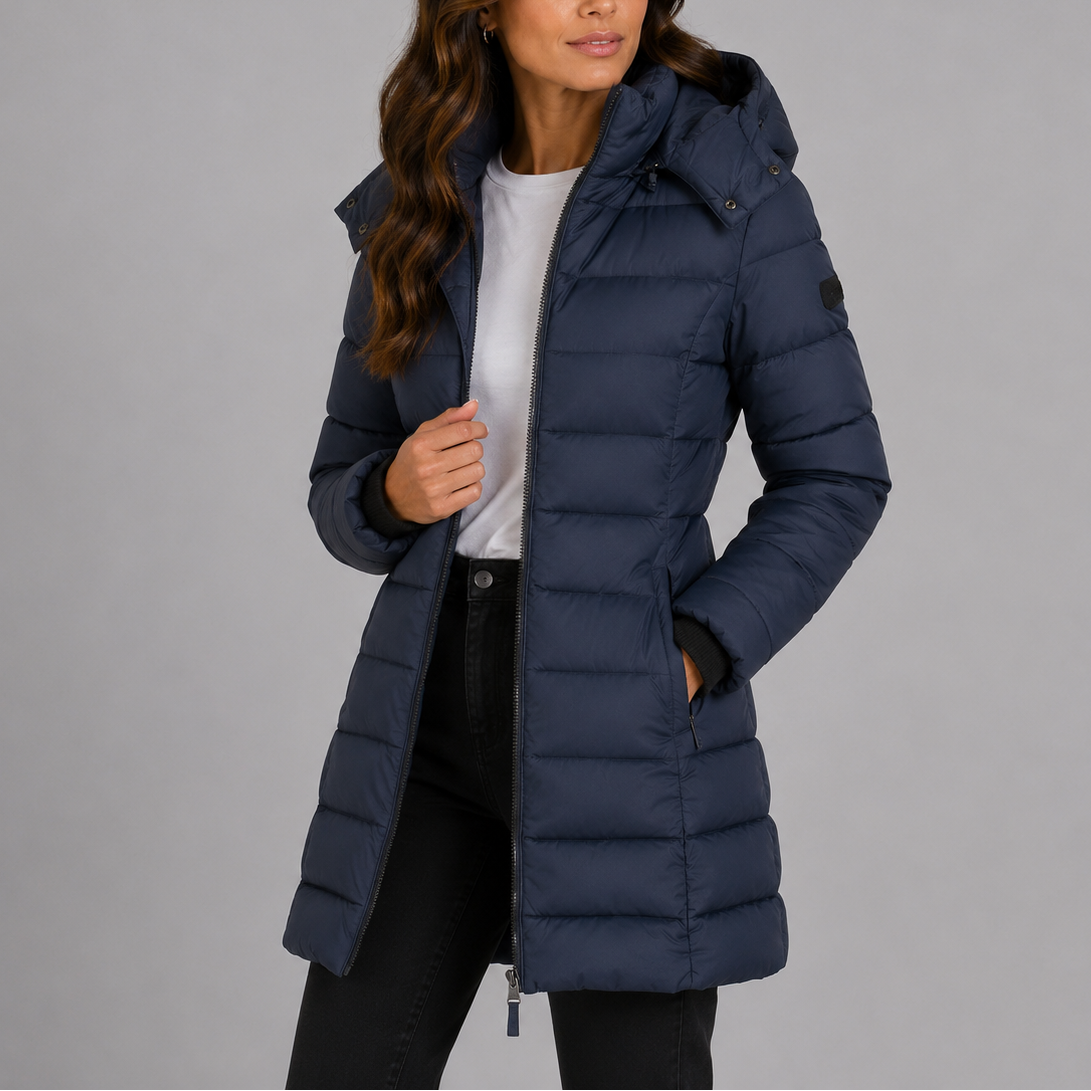 Women's Hooded Quilted Parka