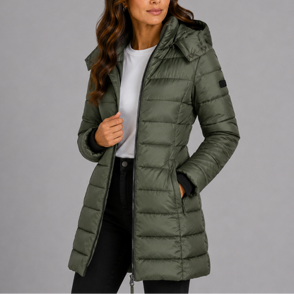 Women's Hooded Quilted Parka