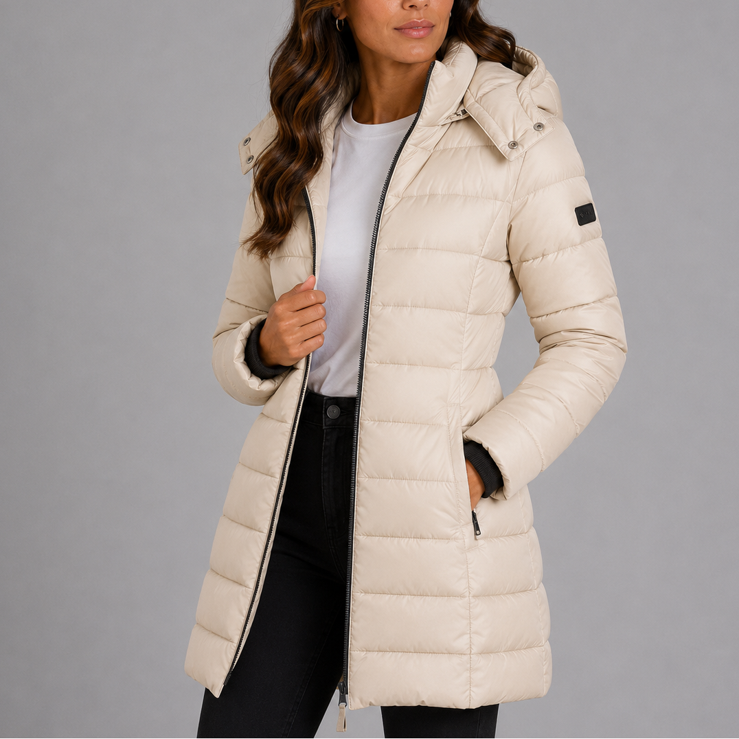 Women's Hooded Quilted Parka