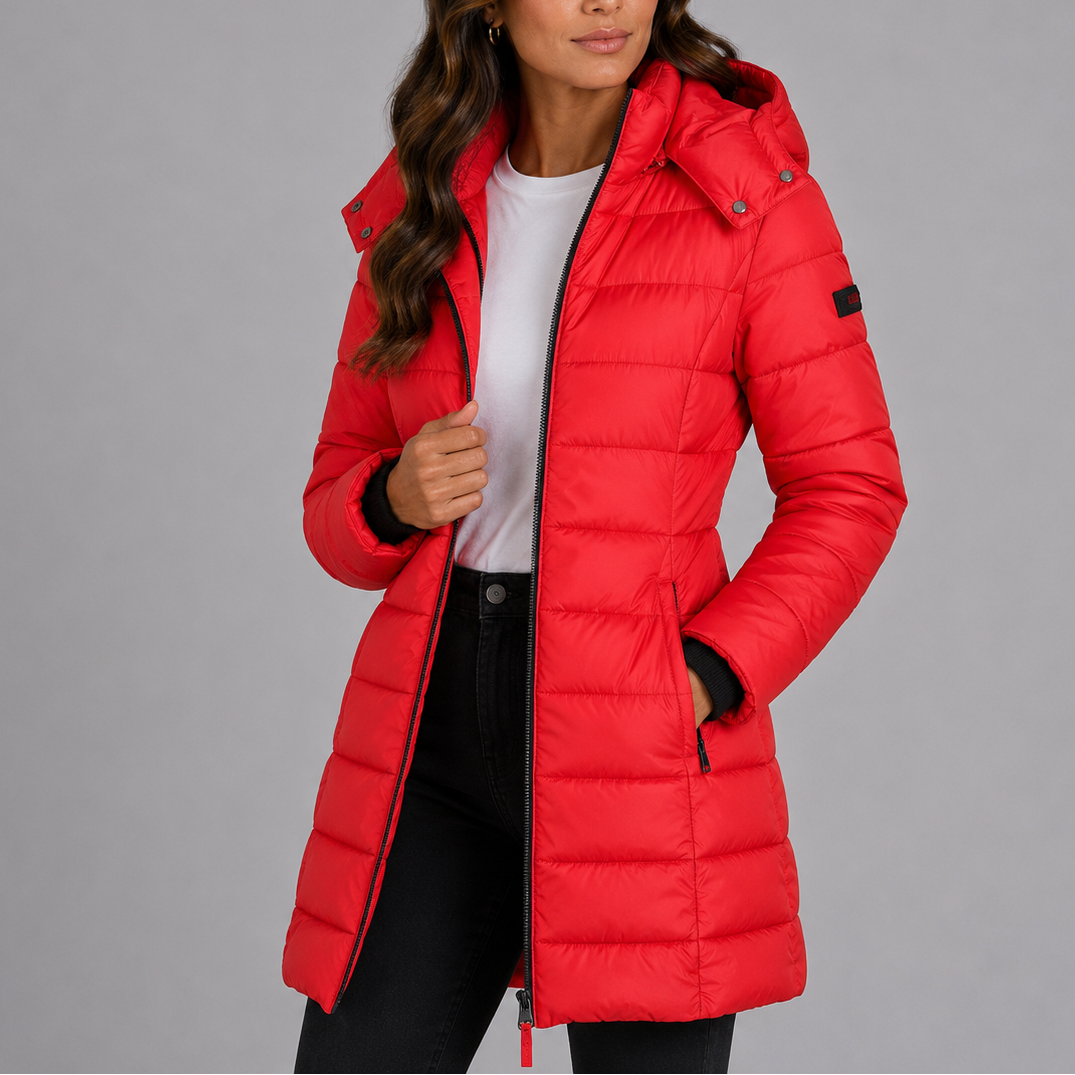 Women's Hooded Quilted Parka