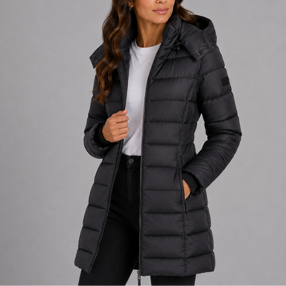 Women's Hooded Quilted Parka