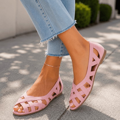 Crossover-Riemchensandalen für den täglichen Sommerstil