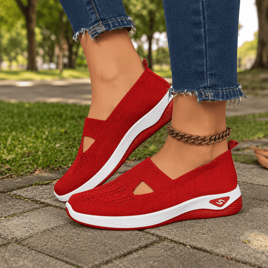 Leichte orthopädische Schuhe mit bequemer rutschfester Sohle
