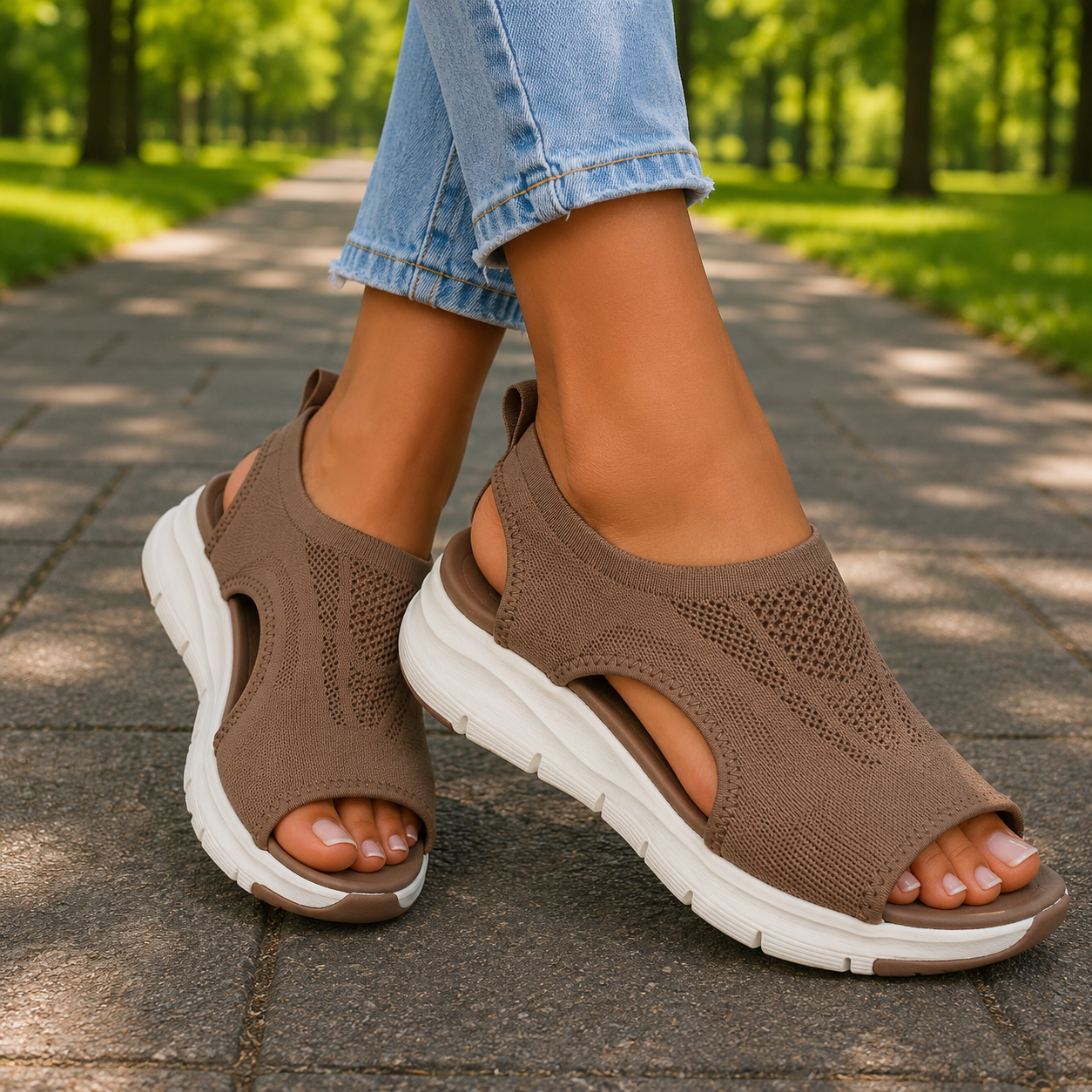 Leichte Wanderschuhe mit unterstützendem Design