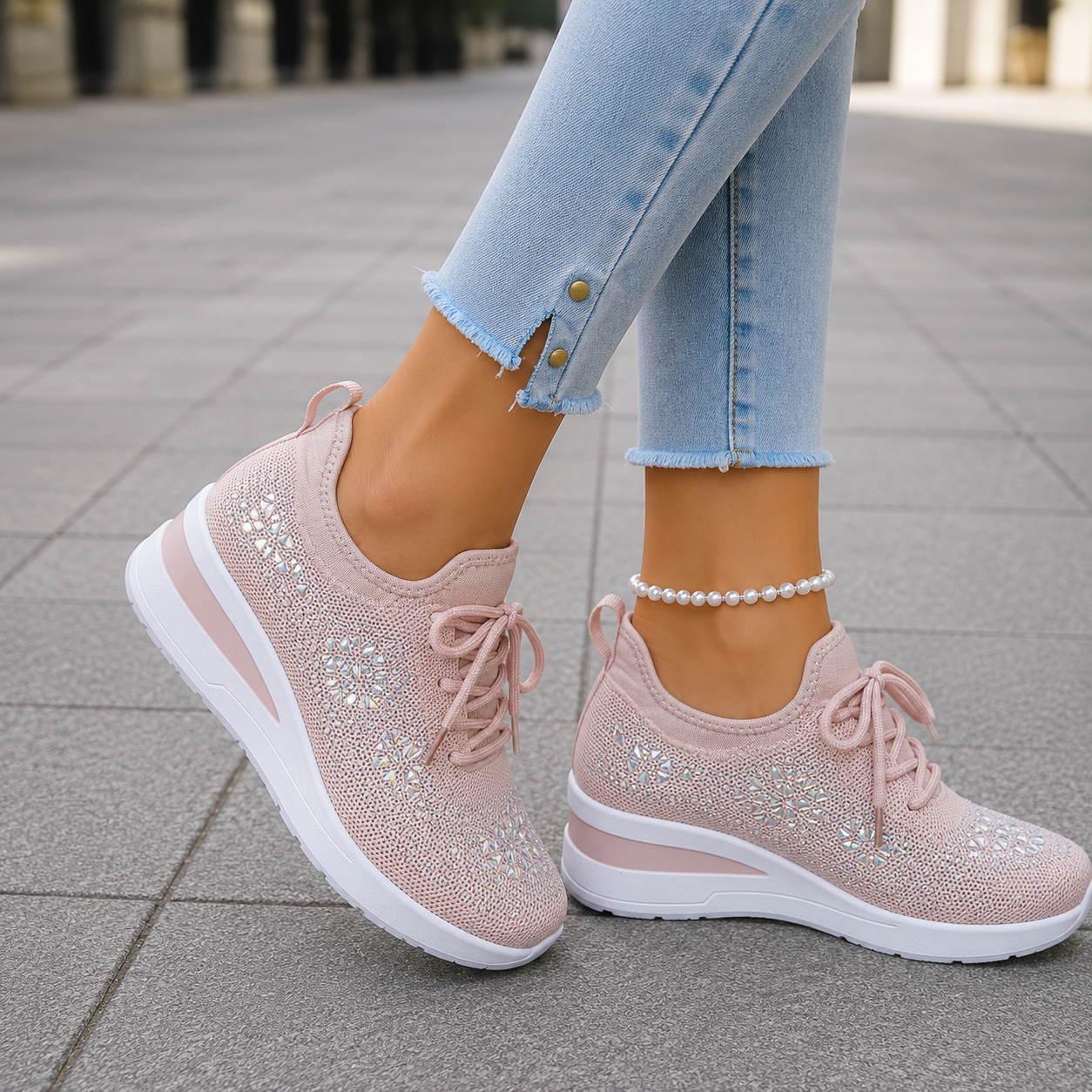 Everyday Comfort Sneakers with Supportive Arch Fit