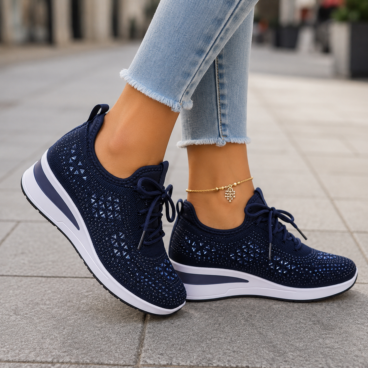 Everyday Comfort Sneakers with Supportive Arch Fit