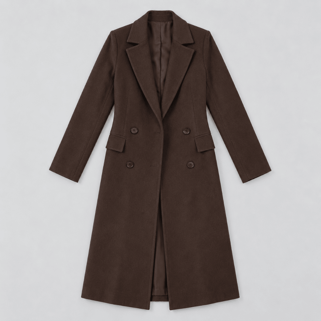 Sloane | Women's Longline Double-Breasted Belted Coat