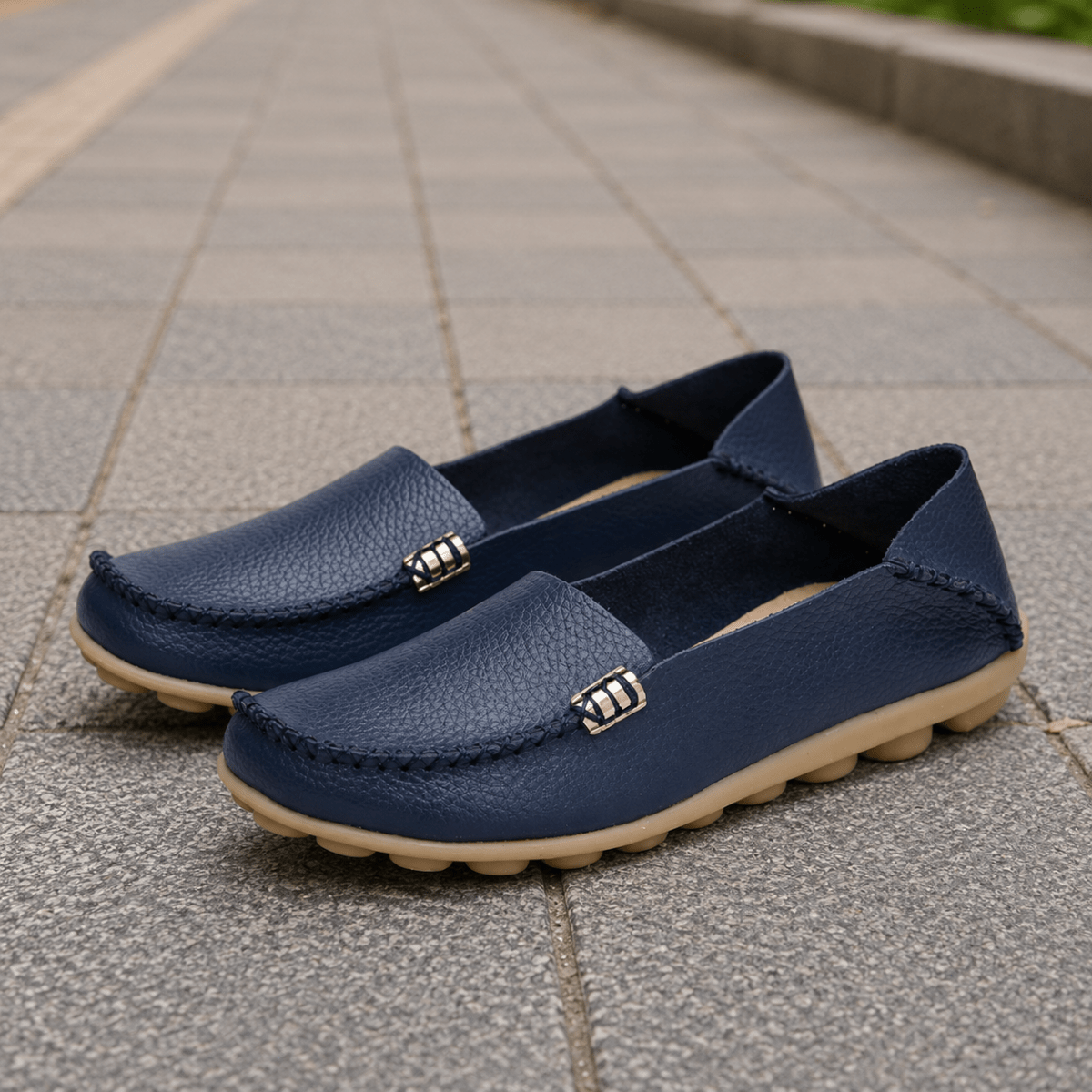 Cushioned Round Toe Loafers