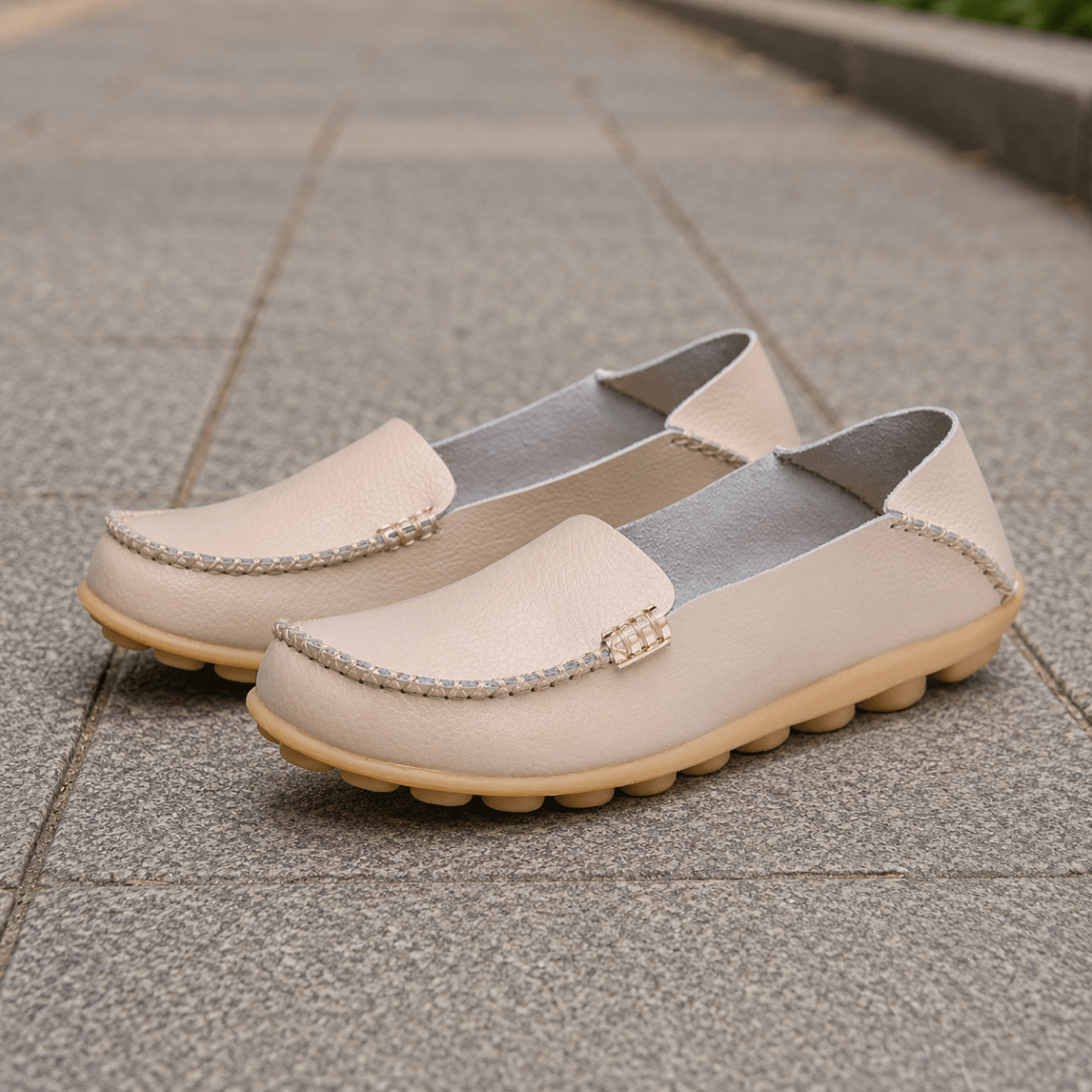 Cushioned Round Toe Loafers