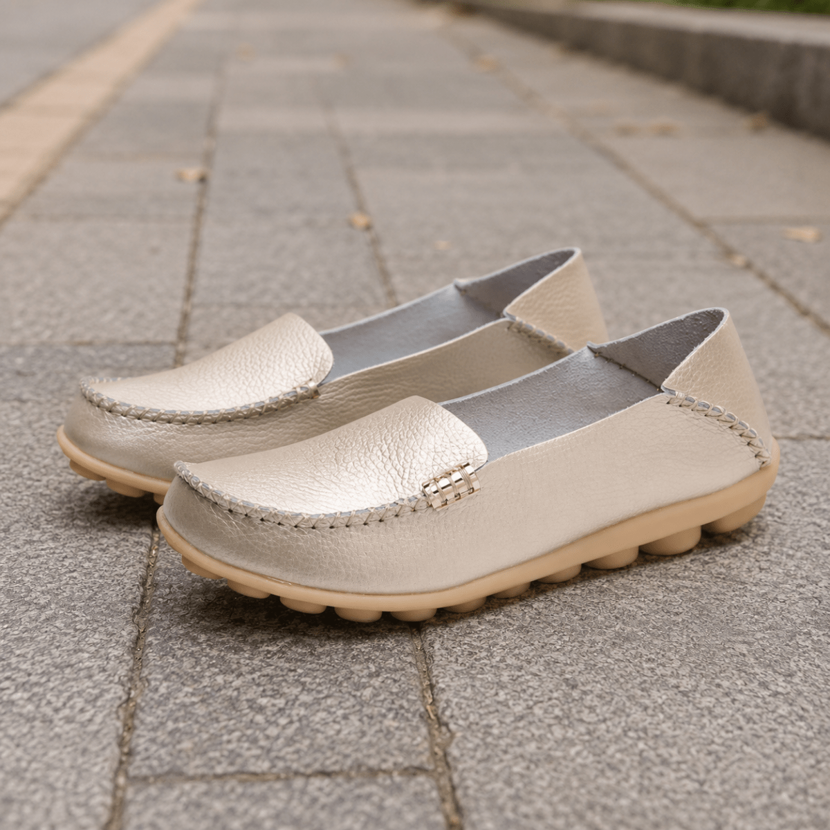Cushioned Round Toe Loafers