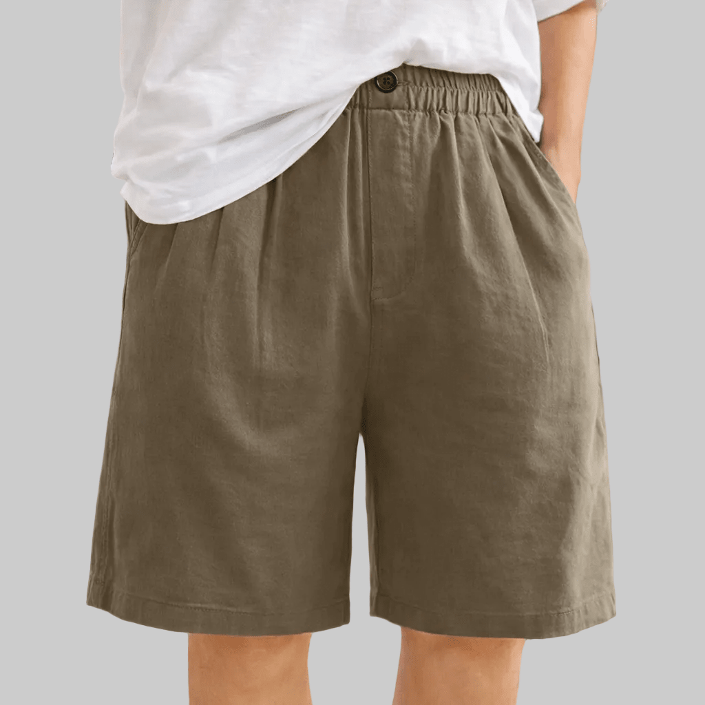 Relaxed Fit Casual Wide-Leg Shorts
