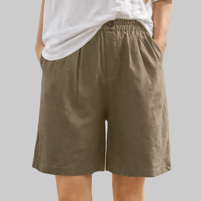 Relaxed Fit Casual Wide-Leg Shorts