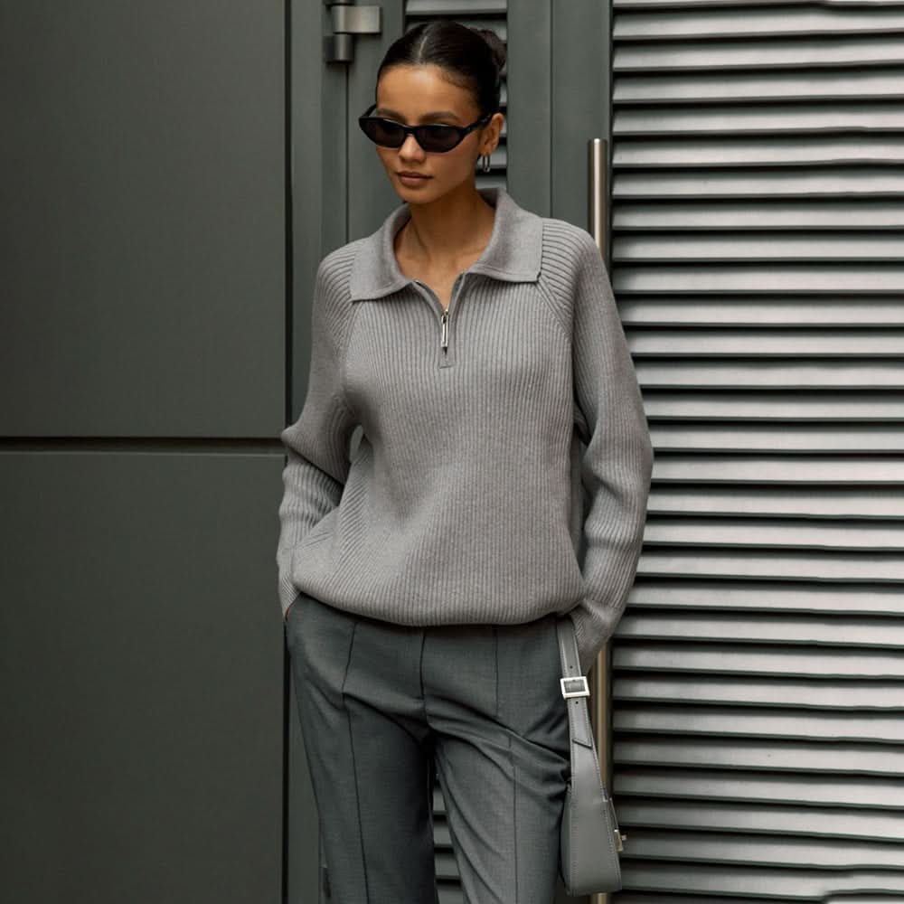 Style freundlicher Alltags-Strickpullover