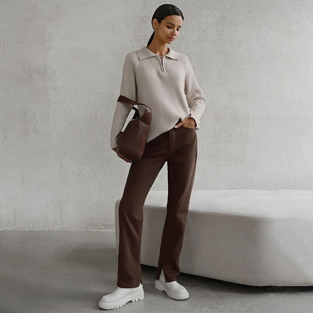 Style freundlicher Alltags-Strickpullover