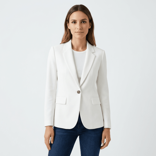 Blazer elegante clásico con un botón